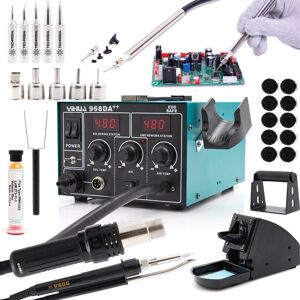 Techrebal Stacja lutownicza Hot-Air 3w1 YIHUA 968DA++ 5 DYSZ Techrebal Stacja lutownicza Hot-Air 3w1 YIHUA 968DA++ 5 DYSZ