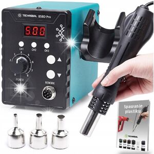Inny producent STACJA LUTOWNICZA HOT AIR GORĄCE POWIETRZE TECHREBAL 858D PRO 700W Inny producent STACJA LUTOWNICZA HOT AIR GORĄCE POWIETRZE TECHREBAL 858D PRO 700W