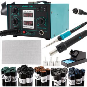 Techrebal Stacja Lutownicza Spawarka Do Plastiku 2w1 Yihua 706+ Zestaw 5 Spoiw Siatka Elastyczna Techrebal Stacja Lutownicza Spawarka Do Plastiku 2w1 Yihua 706+ Zestaw 5 Spoiw Siatka Elastyczna
