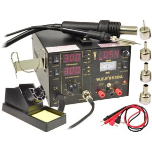 Stacja Lutownicza WEP 853DA 5w1 HotAir+Grot+Zas15V Stacja Lutownicza WEP 853DA 5w1 HotAir+Grot+Zas15V