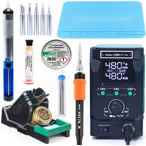 Techrebal Stacja lutownicza Yihua 939D+-IV 90W + zestaw akcesoriów 11w1 Techrebal Stacja lutownicza Yihua 939D+-IV 90W + zestaw akcesoriów 11w1