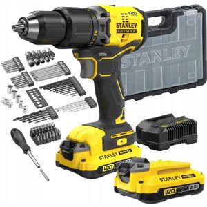 Stanley Wiertarkowkrętarka Udarowa Bezszczotkowa SFMCD715D2A-QW 18V V20 2X2Ah Fatmax+100El Stanley Wiertarkowkrętarka Udarowa Bezszczotkowa SFMCD715D2A-QW 18V V20 2X2Ah Fatmax+100El