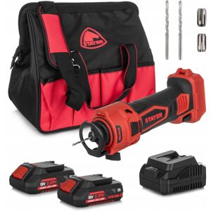 Stayer Frezarka do Płyt Gk Akumulatorowa 18v 28000 Obr/min Aku 2ah + Torba Stayer Frezarka do Płyt Gk Akumulatorowa 18v 28000 Obr/min Aku 2ah + Torba