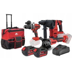 Stayer Zestaw Szlifierka Kątowa Wkrętarka Młotowiertarka Sds+ 18v 2x4,0ah Stayer Zestaw Szlifierka Kątowa Wkrętarka Młotowiertarka Sds+ 18v 2x4,0ah