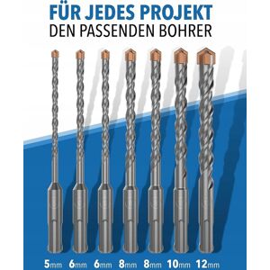 Inny producent STONE REEF Zestaw Wierteł Betonowych SDS Plus 7 Części Do Kamienia Betonu Inny producent STONE REEF Zestaw Wierteł Betonowych SDS Plus 7 Części Do Kamienia Betonu