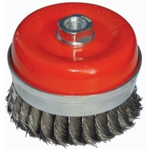 Szczotka doczołowa 100 mm/M14 ABRABORO - drut splatany 0,5 mm Szczotka doczołowa 100 mm/M14 ABRABORO - drut splatany 0,5 mm