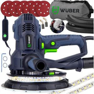 Inny producent Szlifierka Do Gipsu Gładzi 180Mm Sieciowa Pro Z Taśmą Led + 6 Papierów Inny producent Szlifierka Do Gipsu Gładzi 180Mm Sieciowa Pro Z Taśmą Led + 6 Papierów