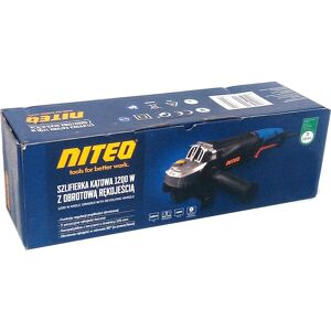 Niteo Tools Szlifierka kątowa 1200W z obrotową rękojeścią Niteo Tools Szlifierka kątowa 1200W z obrotową rękojeścią
