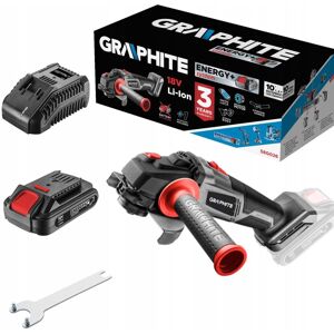 GRAPHITE Szlifierka Kątowa Bezszczotkowa 58G026 + Aku + Ład GRAPHITE Szlifierka Kątowa Bezszczotkowa 58G026 + Aku + Ład