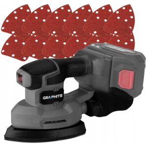 GRAPHITE Szlifierka Oscylacyjna DELTA Akumulatorowa + 30 Papierów Ściernych Różne GRAPHITE Szlifierka Oscylacyjna DELTA Akumulatorowa + 30 Papierów Ściernych Różne