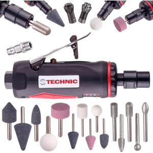 TC Technic Szlifierka Pneumatyczna Trzpieniowa Zestaw Kamienie Ścierne Frezy 15x 3+6mm TC Technic Szlifierka Pneumatyczna Trzpieniowa Zestaw Kamienie Ścierne Frezy 15x 3+6mm