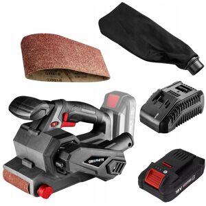 Szlifierka Taśmowa Akumulatorowa + Bateria 4ah + Ładowarka GRAPHITE Szlifierka Taśmowa Akumulatorowa + Bateria 4ah + Ładowarka GRAPHITE