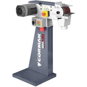 Inny producent SZLIFIERKA TAŚMOWA DO METALU CORMAK SM100 Z PODSTAWĄ - 2 BIEGI Inny producent SZLIFIERKA TAŚMOWA DO METALU CORMAK SM100 Z PODSTAWĄ - 2 BIEGI