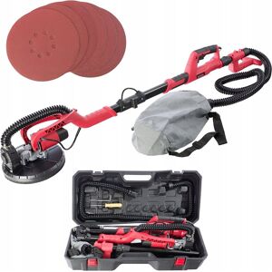 Szlifierka z długą szyjką AREBOS 750W 225mm worek na pył 6 tarcz walizka Szlifierka z długą szyjką AREBOS 750W 225mm worek na pył 6 tarcz walizka