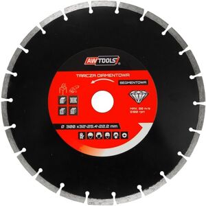 Tarcza diamentowa segmentowa AWTOOLS, 300x25,4-22,2 mm AW45300 Tarcza diamentowa segmentowa AWTOOLS, 300x25,4-22,2 mm AW45300