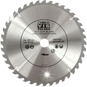 Inny producent TARCZA PIŁA DO DREWNA WIDIA 315 / 30 T40 INTER Inny producent TARCZA PIŁA DO DREWNA WIDIA 315 / 30 T40 INTER