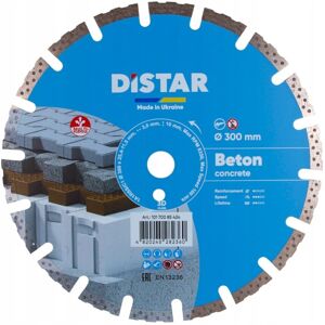 inna (Inny) TARCZA TNĄCA DIAMENTOWA DO BETONU DISTAR 300x25,4mm BETON PRO inna (Inny) TARCZA TNĄCA DIAMENTOWA DO BETONU DISTAR 300x25,4mm BETON PRO