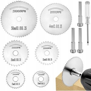 Inny producent Tarcze Tnące X6 Zestaw Tarcz Tnących Do Drewna Metali 22-50Mm 6Szt Inny producent Tarcze Tnące X6 Zestaw Tarcz Tnących Do Drewna Metali 22-50Mm 6Szt