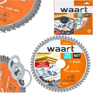 WAART Piła tarczowa 185x30mm 60T tarcza widiowa do drewna paneli WAART Piła tarczowa 185x30mm 60T tarcza widiowa do drewna paneli