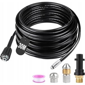 Inny producent WĄŻ DO CZYSZCZENIA RUR Z DYSZAMI ADAPTER DO MYJKI CIŚNIENIOWEJ ZESTAW Inny producent WĄŻ DO CZYSZCZENIA RUR Z DYSZAMI ADAPTER DO MYJKI CIŚNIENIOWEJ ZESTAW