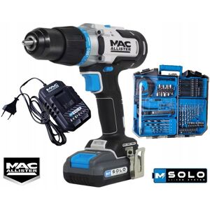 MACALLISTER WIERTARKO WKRĘTARKA UDAR MAC SOLO 50Nm BATERIA 2Ah 2.0Ah 18V ZESTAW KOMPLET MACALLISTER WIERTARKO WKRĘTARKA UDAR MAC SOLO 50Nm BATERIA 2Ah 2.0Ah 18V ZESTAW KOMPLET