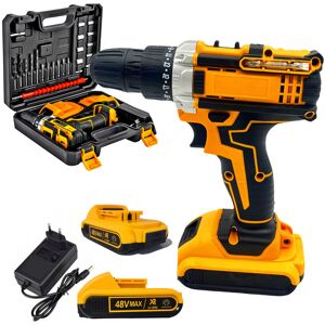 Inny producent Wiertarko Wkrętarka Udarowa Akumulatorowa 21v 2x Akumulatory 2,5A Walizka Inny producent Wiertarko Wkrętarka Udarowa Akumulatorowa 21v 2x Akumulatory 2,5A Walizka