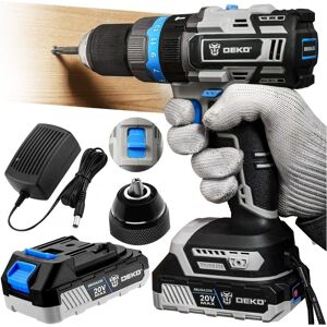 Inny producent Wiertarko Wkrętarka Udarowa Deko Dkbl20id02-S1 20v 62 Nm Bezszczotkowa Led Inny producent Wiertarko Wkrętarka Udarowa Deko Dkbl20id02-S1 20v 62 Nm Bezszczotkowa Led