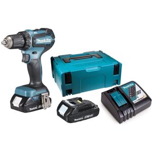 Makita DHP485RAJ Bezprzewodowy wkrętarka udarowa - 18V/2,0Ah Makita DHP485RAJ Bezprzewodowy wkrętarka udarowa - 18V/2,0Ah