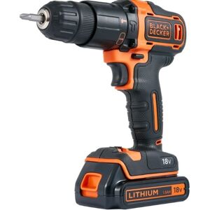Black & Decker Wkrętarka udarowa Black&Decker; 18 V 2 x 1,5 Ah z torbą BCD700S2S Black & Decker Wkrętarka udarowa Black&Decker; 18 V 2 x 1,5 Ah z torbą BCD700S2S