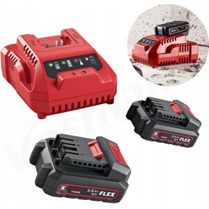 ZESTAW AKUMULATORÓW 2,5 Ah + ŁADOWARKA 12V FLEX P-SET 12-22 Q ZESTAW AKUMULATORÓW 2,5 Ah + ŁADOWARKA 12V FLEX P-SET 12-22 Q
