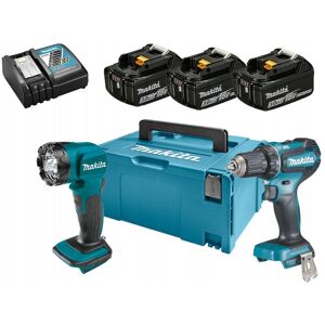 Zestaw Makita DLX2349J Wkrętarka DDF485 + latarka Zestaw Makita DLX2349J Wkrętarka DDF485 + latarka