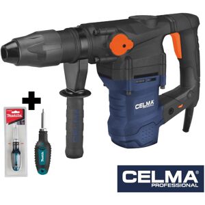 Zestaw Młot udarowo-obrotowy CELMA Professional PRWg 40GEO 1600W SDS Max 10J + wkrętak MAKITA Zestaw Młot udarowo-obrotowy CELMA Professional PRWg 40GEO 1600W SDS Max 10J + wkrętak MAKITA