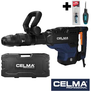 Zestaw Młot wyburzeniowy CELMA Professional PRWg 45GEO 1700W SDS-MAX 45J + wkrętak MAKITA Zestaw Młot wyburzeniowy CELMA Professional PRWg 45GEO 1700W SDS-MAX 45J + wkrętak MAKITA
