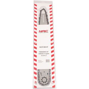 Zestaw NAC do piły spalinowej Prowadnica 20 50cm + Łańcuch 76 Ogniw 0.325x1.5 Zestaw NAC do piły spalinowej Prowadnica 20 50cm + Łańcuch 76 Ogniw 0.325x1.5