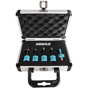 Zestaw otwornic diamentowych w walizce BIHUI 5szt (śr.6,8,10,12 mm+adapter) Zestaw otwornic diamentowych w walizce BIHUI 5szt (śr.6,8,10,12 mm+adapter)