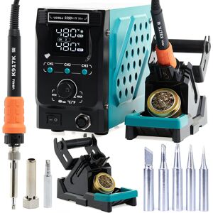 Techrebal Zestaw Stacja lutownicza Yihua 939D+-IV + groty 5szt. do lutownicy 110W seria 902 (I,B,K,3C,2.4D) Techrebal Zestaw Stacja lutownicza Yihua 939D+-IV + groty 5szt. do lutownicy 110W seria 902 (I,B,K,3C,2.4D)