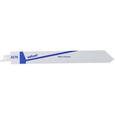 2 brzeszczoty szablaste Wolfcraft - 220 mm, dokładne, precyzyjne cięcia 2 brzeszczoty szablaste Wolfcraft - 220 mm, dokładne, precyzyjne cięcia
