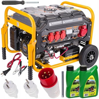 Powermat Agregat PRĄDOTWÓRCZY Generator 3000W 230V 12V 400V Powermat Agregat PRĄDOTWÓRCZY Generator 3000W 230V 12V 400V