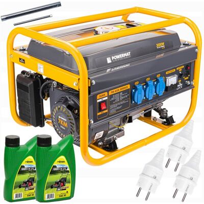 Powermat Agregat PRĄDOTWÓRCZY Generator 3000W 230V 12V AVR PM-AGR-3000M2S Powermat Agregat PRĄDOTWÓRCZY Generator 3000W 230V 12V AVR PM-AGR-3000M2S