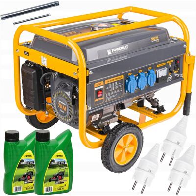 Powermat Agregat PRĄDOTWÓRCZY Generator 3000W 230V Koła AVR PM-AGR-3000M2K Powermat Agregat PRĄDOTWÓRCZY Generator 3000W 230V Koła AVR PM-AGR-3000M2K