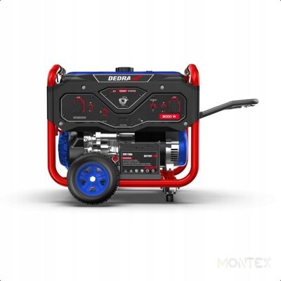 Agregat prądotwórczy, generator DEDRA DEGB9203K moc max. 8,3kW, 8000W, miedziane uzwojenie silnika, 1x400V, 1x230V Agregat prądotwórczy, generator DEDRA DEGB9203K moc max. 8,3kW, 8000W, miedziane uzwojenie silnika, 1x400V, 1x230V