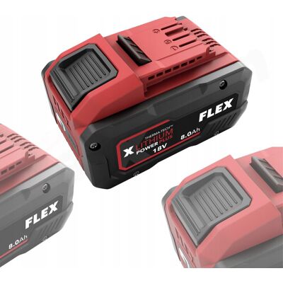 AKUMULATOR FLEX BATERIA LITOWO-JONOWA FLEX LI-ION 18V - POJEMNOŚĆ 8.0 Ah AKUMULATOR FLEX BATERIA LITOWO-JONOWA FLEX LI-ION 18V - POJEMNOŚĆ 8.0 Ah