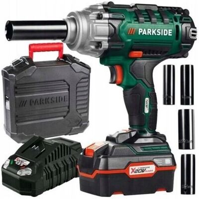 AKUMULATOROWY KLUCZ UDAROWY PARKSIDE PASSK C4 20V 400 NM NASADKI + WALIZKA AKUMULATOROWY KLUCZ UDAROWY PARKSIDE PASSK C4 20V 400 NM NASADKI + WALIZKA