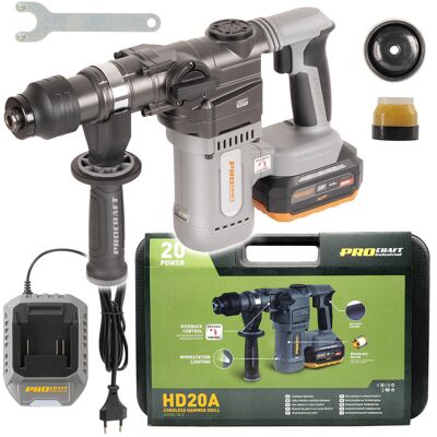 Akumulatorowy młot udarowo-obrotowy Procraft Industrial HD20A bezszczotkowy Akumulatorowy młot udarowo-obrotowy Procraft Industrial HD20A bezszczotkowy