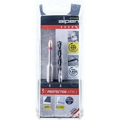 Zestaw Wierteł ALPEN - 10 mm Twarde Materiały Płytki Gresowe - 2 Sztuki Zestaw Wierteł ALPEN - 10 mm Twarde Materiały Płytki Gresowe - 2 Sztuki