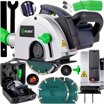 Inny producent Bruzdownica Elektryczna Regulacja Do Betonu 3100W Laser Zestaw + 2 Tarcze Inny producent Bruzdownica Elektryczna Regulacja Do Betonu 3100W Laser Zestaw + 2 Tarcze