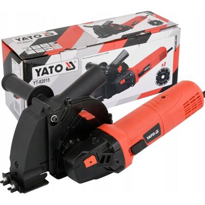 BRUZDOWNICA SZLIFIERKA 1700W 125MM + 2 TARCZE DIAMENTOWE YATO YT-82015 BRUZDOWNICA SZLIFIERKA 1700W 125MM + 2 TARCZE DIAMENTOWE YATO YT-82015