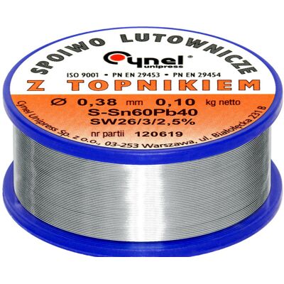 Cynel Cyna 0,38/100G/Spoiwo Lc60-Fsw26 (1Ph) Cynel Cyna 0,38/100G/Spoiwo Lc60-Fsw26 (1Ph)