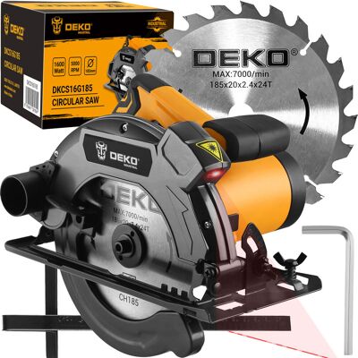 Deko Tools DKCS16G185 Piła tarczowa - Piła tarczowa Deko Tools DKCS16G185 Piła tarczowa - Piła tarczowa