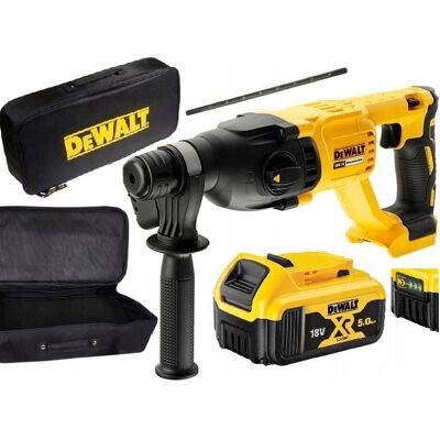 DeWALT ZESTAW XR MŁOTOWIERTARKA UDAR DCH SDS+ 2.6J BATERIA 5.0Ah 5Ah TORBA DeWALT ZESTAW XR MŁOTOWIERTARKA UDAR DCH SDS+ 2.6J BATERIA 5.0Ah 5Ah TORBA